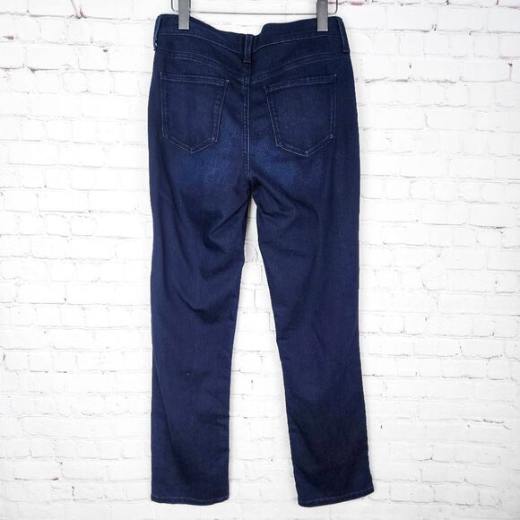 NOT YOUR DAUGHTERS JEANS Sheri Slim Deep Wash Lift Tuck Straight Leg Jean Size 6 - Picture 6 of 9